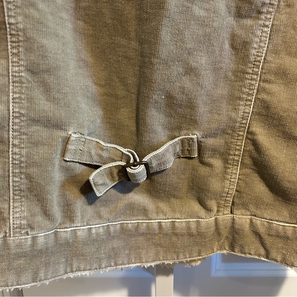 Vintage Y2K Lazer Jeans Corduroy Sherpa Jacket | Size L - Picture 8 of 9